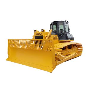 Xe ủi xử lý chất thải